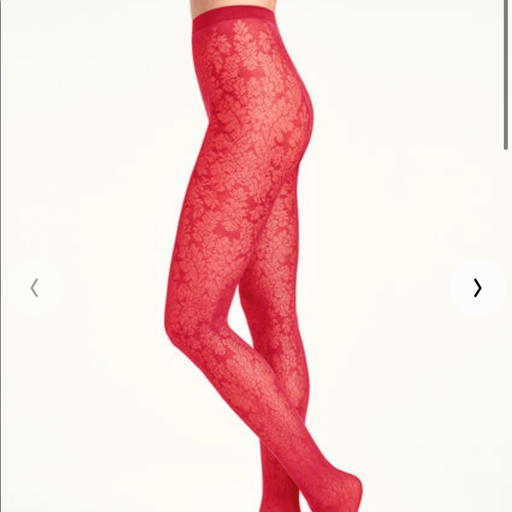 Wolford Red Tights